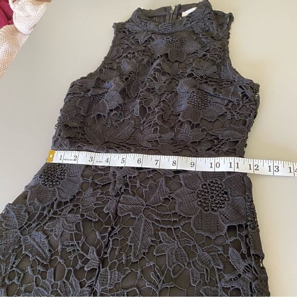 ASTR THE LABEL Samantha Lace Hi-Lo Illusion Lace Dress Black Size XS - Picture 7 of 13